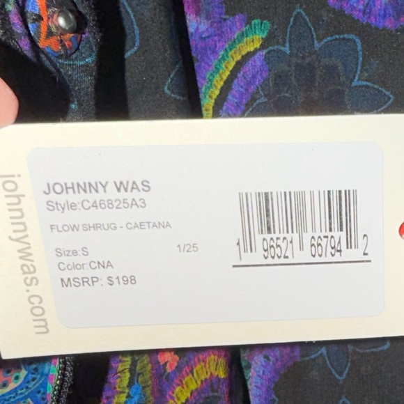 Johnny Was Flow Shrug NWT Oversized Small - Picture 5 of 6